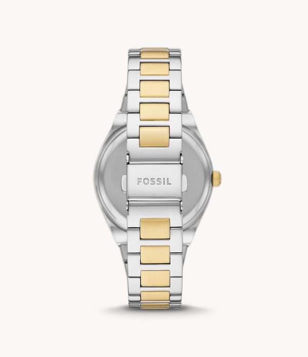 "Ručni ženski sat Fossil Scarlette F-ES5259 u zlatno-srebrnoj kombinaciji"